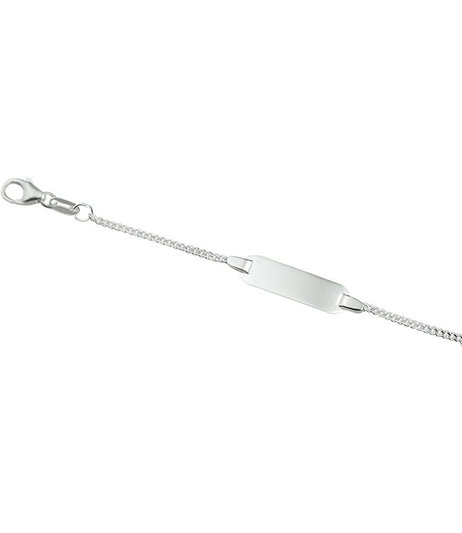 Gravurarmband Silber Gourmet Platte 5,0 mm