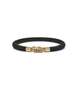Buddha to Buddha Bennett Goud Leer Armband YG