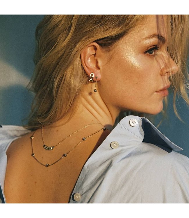 Buddha to Buddha Buddha to Buddha Refined Katja Gold Earhanger YG