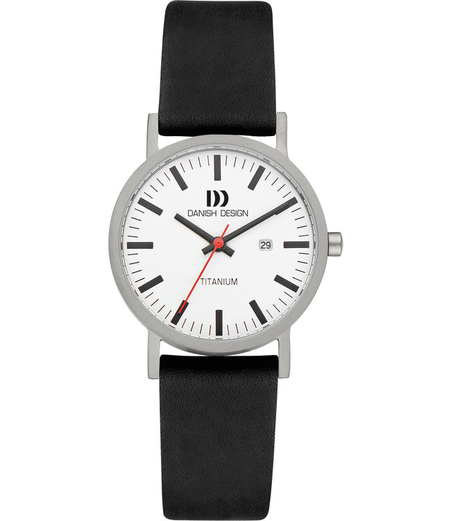 Danish Design Rhine White Black Date Small - IV24Q199