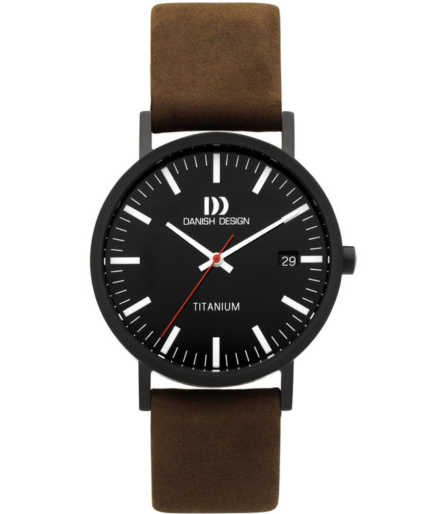 Danish Design Rhine Black Brown Date Large - IQ34Q1273