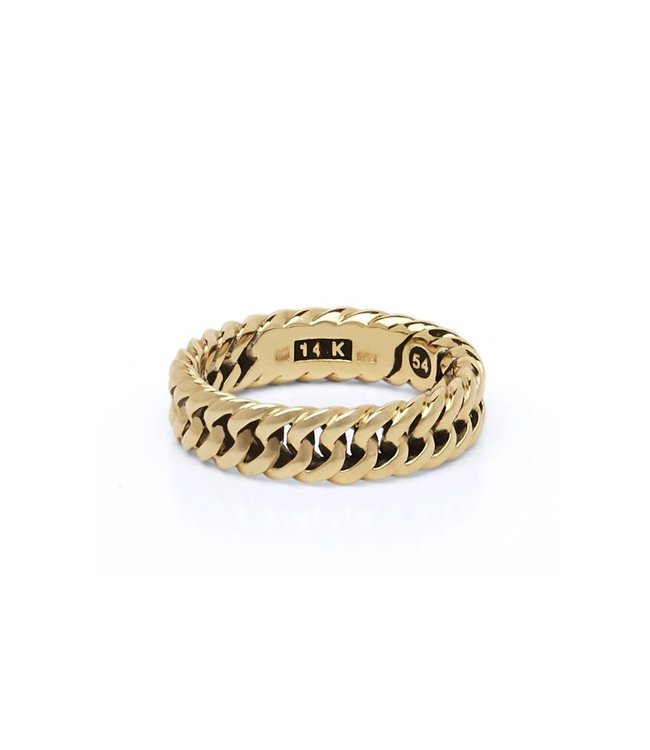 Buddha to Buddha Buddha to Buddha Chain Gold Ring YG 14kt