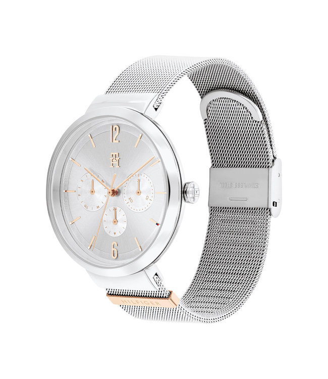 Tommy Hilfiger Horloge Dames Staal Bi-color Milanese band 40mm TH1782537