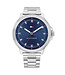 Tommy Hilfiger Horloge Heren Staal Zilverkleurig Schakelband 46mm TH1792024