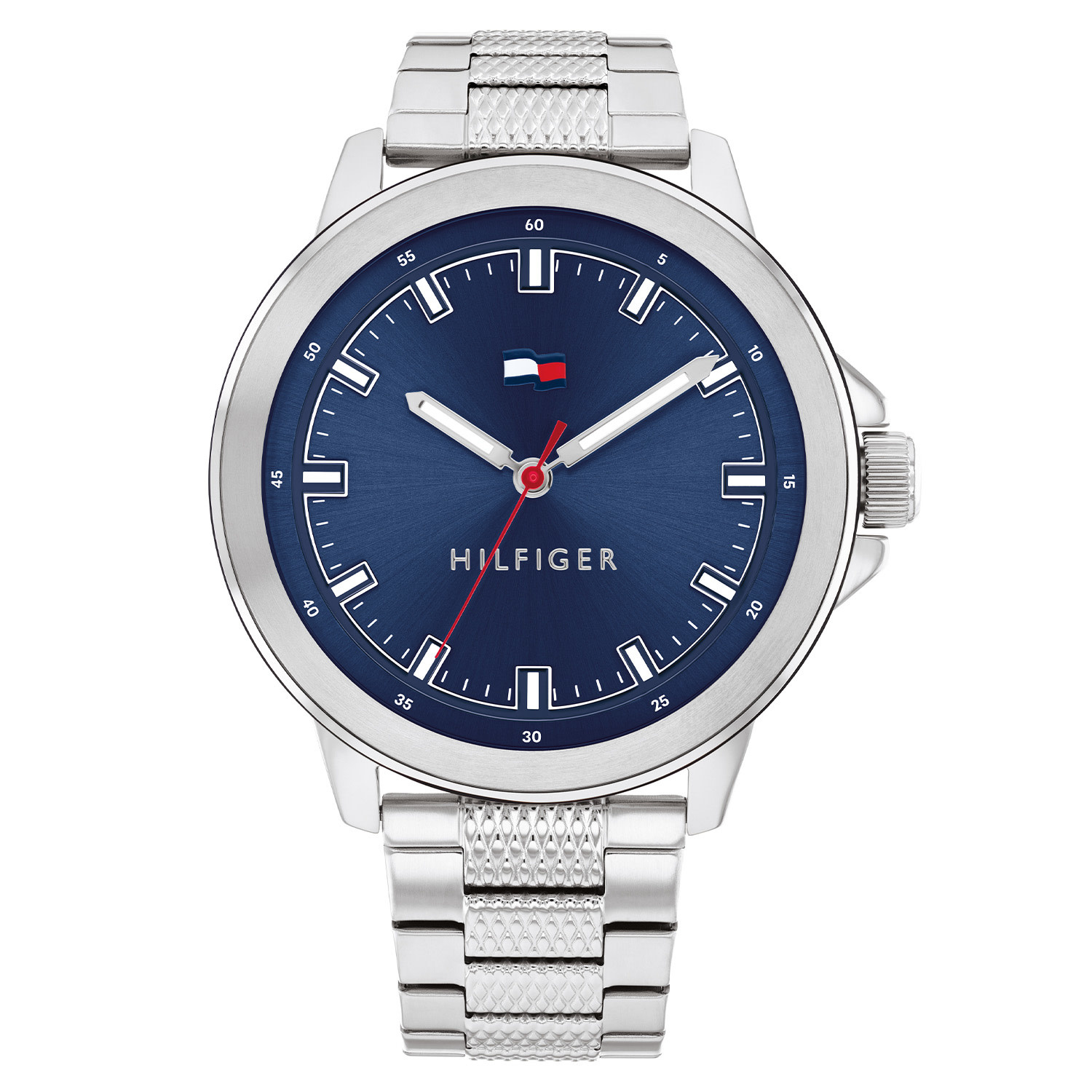 Tommy Hilfiger TH1792024 Horloge Heren Staal Zilverkleurig Schakelband 46mm Juwelier de Vaal