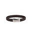 AZE Jewels Lederarmband Iron Jack Brown