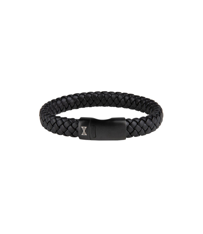 AZE Jewels Lederarmband Iron Jack Black-on-Black
