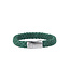 AZE Jewels Leather Bracelet Iron Jack Racing Green