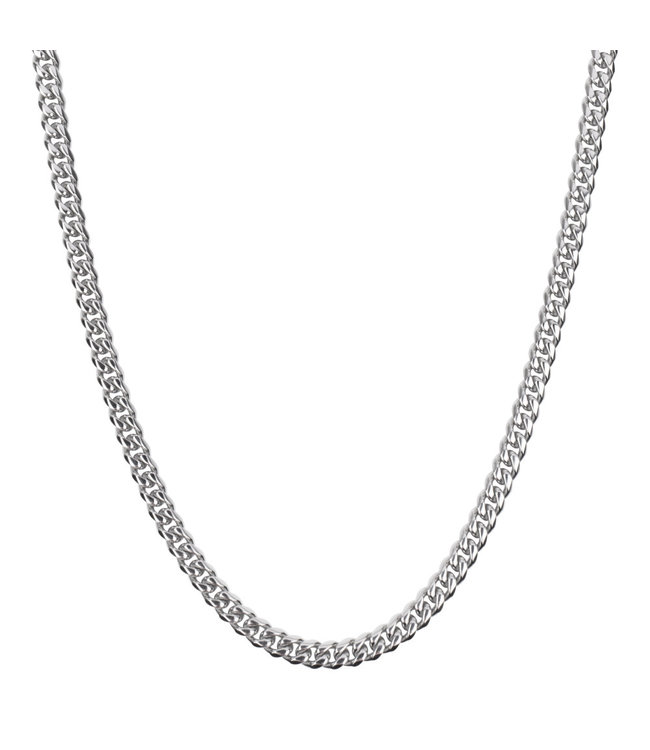 Necklace Gourmette Eight - Inox