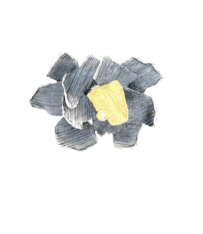 Arior Barcelona Summum Zilver en Gouden pendant groot