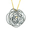 Arior Barcelona Caos silver & Gold 1 brilliants pendant