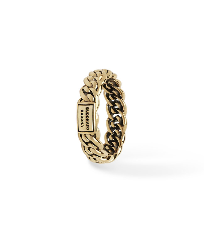 Buddha to Buddha Exclusive Nathalie Gold Ring Geelgoud 925 Sterling Silver – Free Engraving