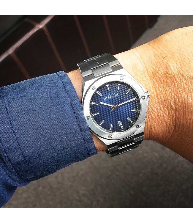 Herbelin Herrenuhr Capcamarat 40,5 mm 12245/B15