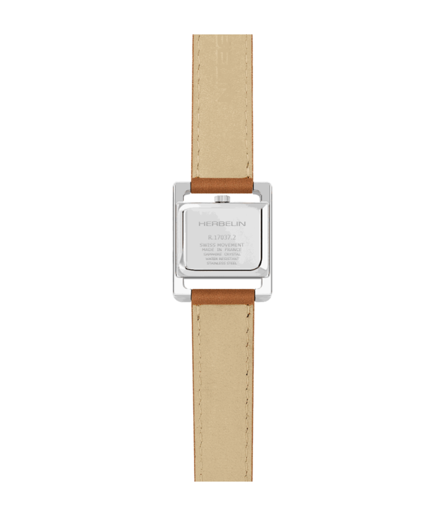 Herbelin Dame Acier Cuir Simple Gold