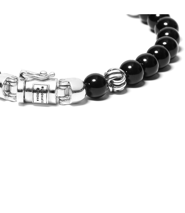 Buddha to Buddha Exclusieve Spirit Bead Mini Onyx van 925 Sterling Zilver – Gratis Gravure