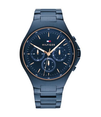 Tommy Hilfiger Horloge Heren Blauw 44mm TH1792058