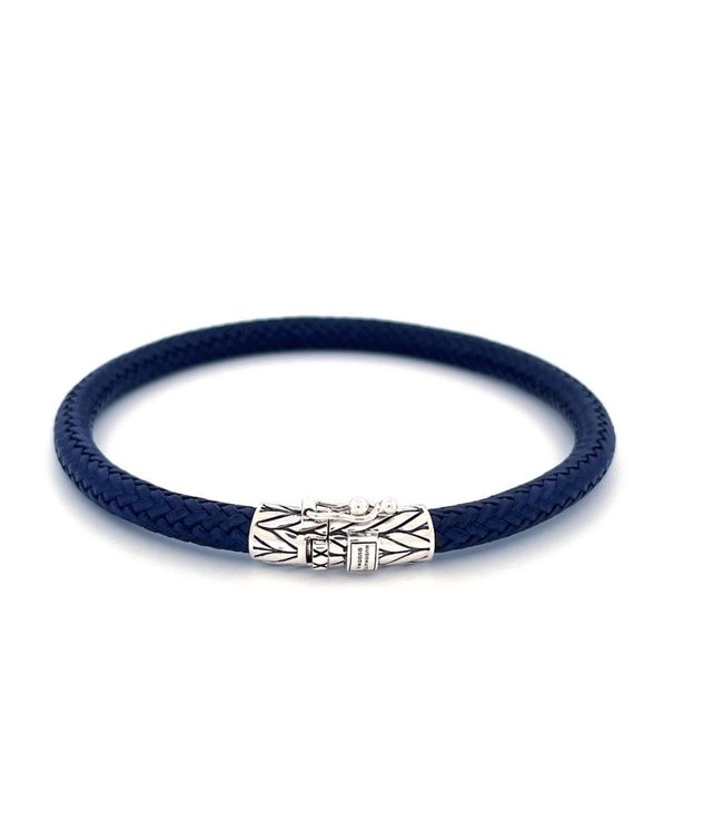 Buddha to Buddha Buddha to Buddha Ellen Leather Bracelet Navy