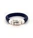 Buddha to Buddha Ben Leer Armband Navy