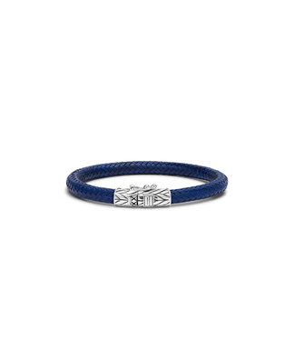 Buddha to Buddha Ellen Leren Armband Navy