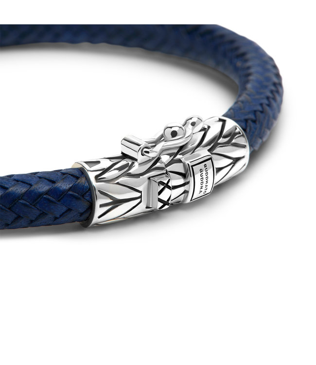 Buddha to Buddha Buddha to Buddha Ellen Leder Armband Navy