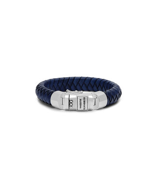 Buddha to Buddha Ben Leder Armband Navy
