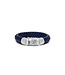 Buddha to Buddha Ben Lederarmband Navy