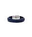 Buddha to Buddha Ben Leather Bracelet Navy