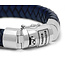 Buddha to Buddha Ben Leather Bracelet Navy