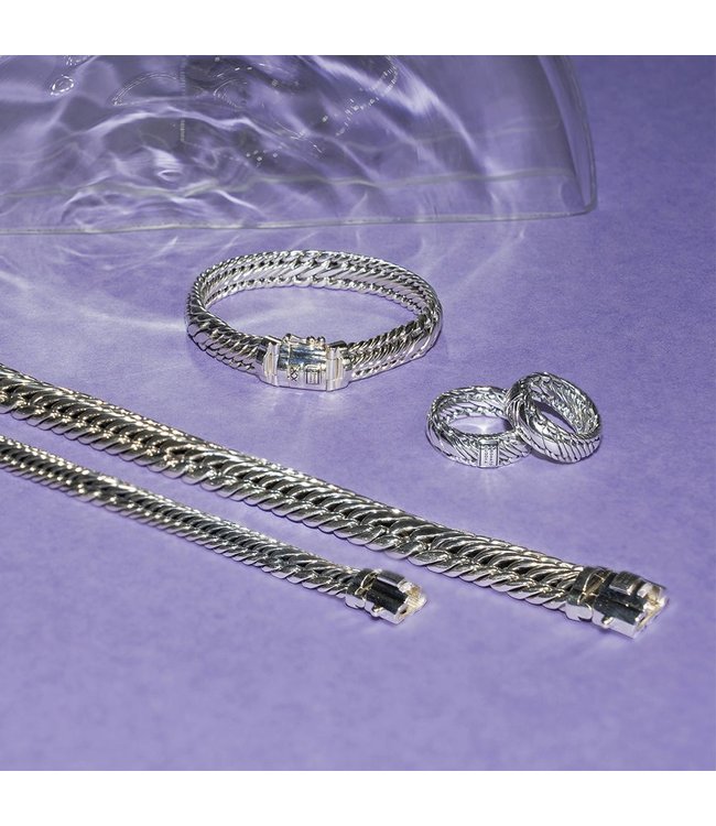 Buddha to Buddha Exclusive Edwin/Ben Small Bracelet Silver 925 Sterling Silver – Free Engraving