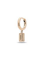 Buddha to Buddha Logo Goud Oorring 14kt YG Single Piece