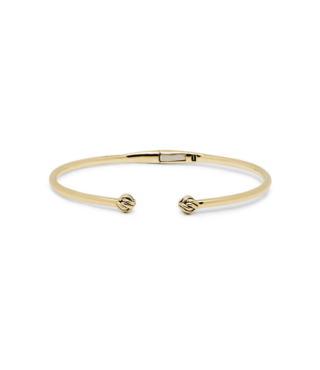 Buddha to Buddha Refined Katja Bangle Yellow Gold 14kt & 18ct