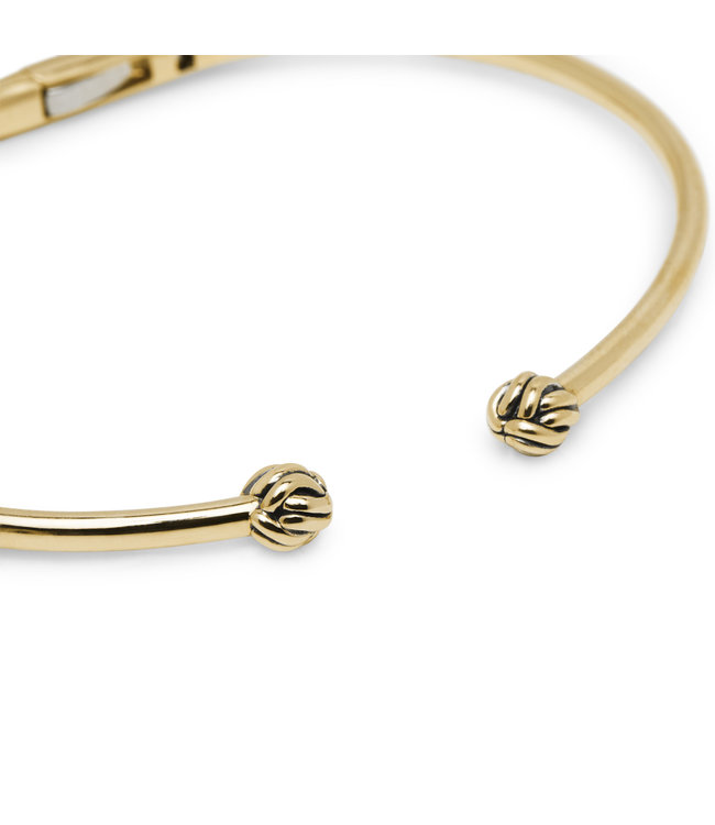 Buddha to Buddha Exclusive Refined Katja Bangle Geelgoud 14kt & 18 kt 925 Sterling Silver – Free Engraving