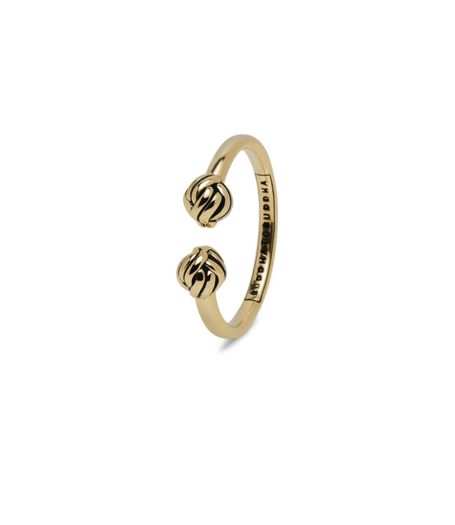 Buddha to Buddha Ring Refined Katja Goud YG 14kt