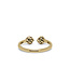 Buddha to Buddha Ring Refined Katja Goud YG 14kt