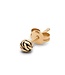 Buddha to Buddha Exklusives Katja Gold Earhoop 14kt Geelgoud Single Piece aus 925er Sterlingsilber – Gratis Gravur