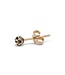 Buddha to Buddha Exklusives Katja Gold Earhoop 14kt Geelgoud Single Piece aus 925er Sterlingsilber – Gratis Gravur