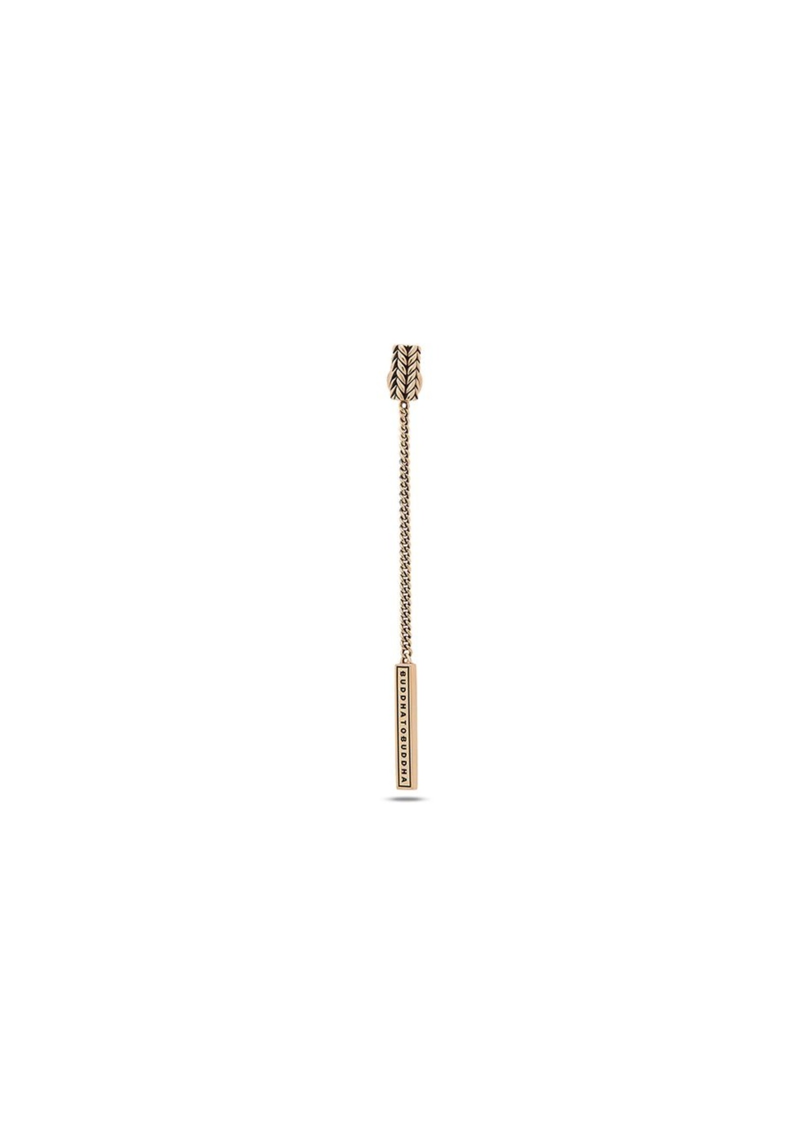 Buddha to Buddha Buddha to Buddha Ellen Gold Earstud 14kt YG Single Piece