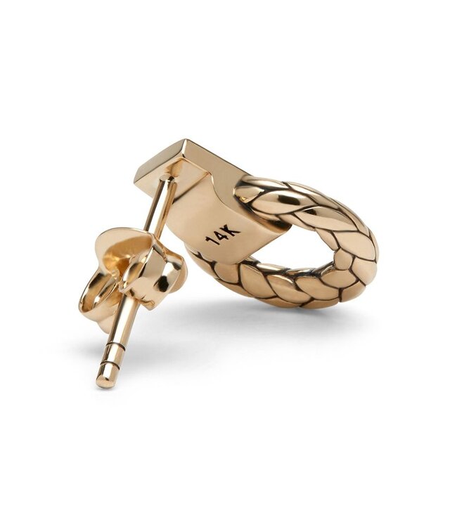 Buddha to Buddha Buddha to Buddha George Gold Earstud 14kt YG Single Piece