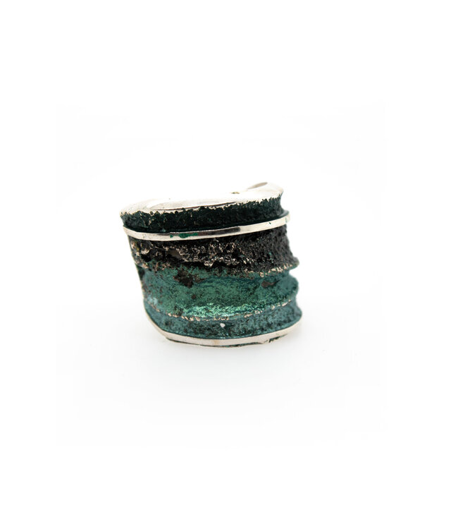 Arior Barcelona Big emerald-green Sinera ring