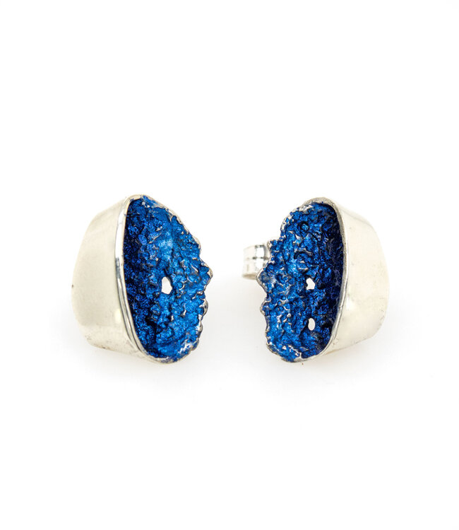 Arior Barcelona Gala electric blue small earrings