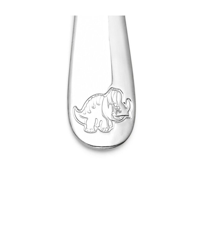 Zilverstad Zilverstad Kinderbestek Dinosaurussen, 4 stuks - Gratis te graveren