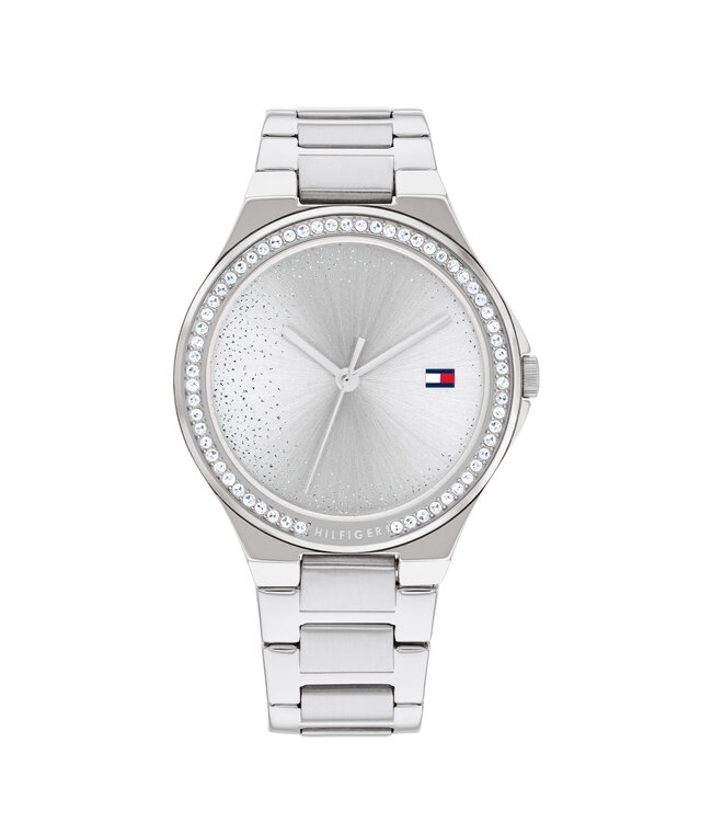 Tommy Hilfiger Uhr Juliette Damen Silber 36mm 3 ATM (Regen- und spritzwassergeschützt)