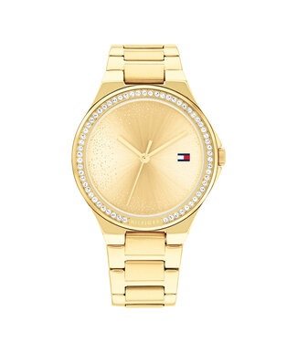 Tommy Hilfiger Horloge Juliette Dames Goudkleurig 36mm 3 ATM (Regen- & spatwaterdicht)