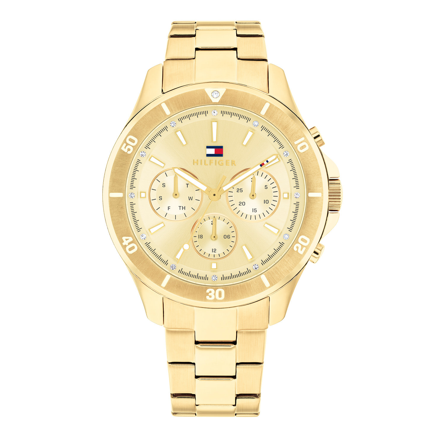 Tommy Hilfiger TH1782640 Horloge Dames Goudkleurig 38mm Juwelier de Vaal