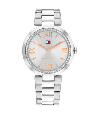 Tommy Hilfiger Watch Alice Ladies Silver 34mm 3 ATM (Rain & splash proof)