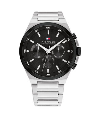 Tommy Hilfiger Watch Dexter Men's Black 46mm 5 ATM (Rain & Splashproof)