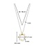 TI SENTO - Milano Collier Zilver gold plated 34036YP