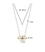 TI SENTO - Milano Collier Zilver gold plated 34039MW