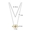 TI SENTO - Milano Necklace Silver gold plated 34039MW