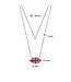 TI SENTO - Milano Necklace Silver gold plated 34041PU